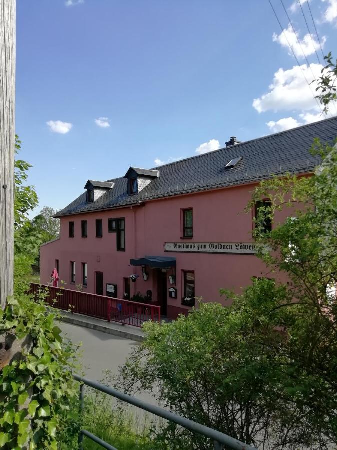 Gasthaus Goldner Loewe Hotel Saalburg Exterior photo